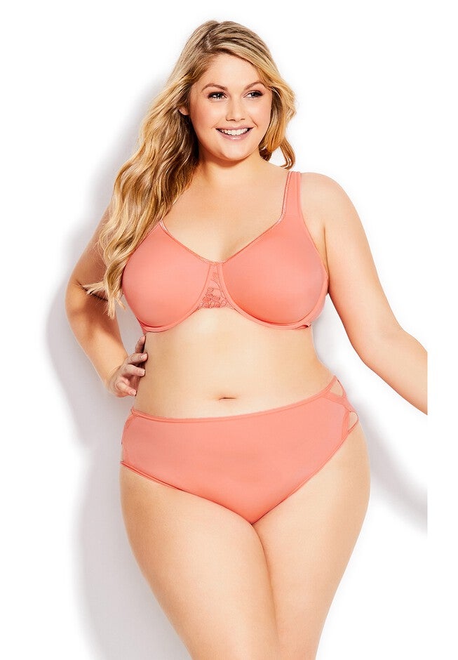 Fashion Microfiber Hi Cut Brief, SOFT PEACH, hi-res image number 0
