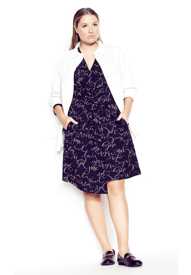 Modern Electric Dress - black, BLACK, on-hover image number 1