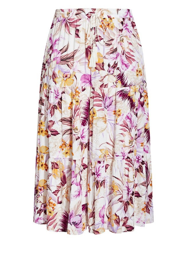 Mahe Tie Skirt - ivory, WHITE, alternate image number null