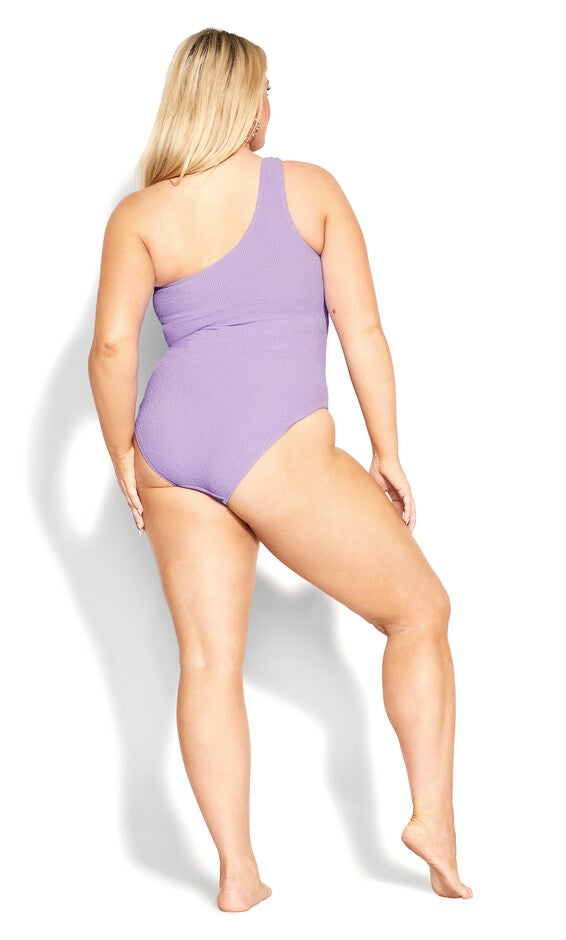 Izzy One Shoulder 1 Piece - violet, PURPLE, alternate image number null