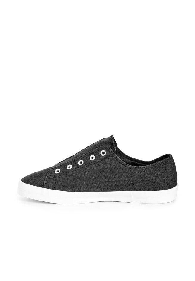 Laceless Sneaker, BLACK, alternate image number null