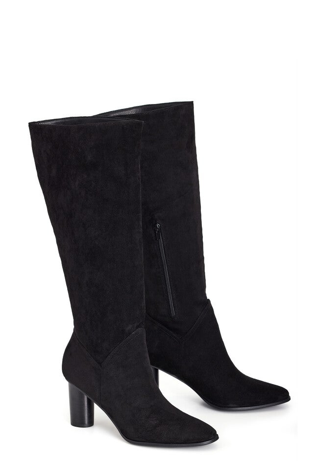 WIDE FIT Impact Knee Boot - black, BLACK, alternate image number null