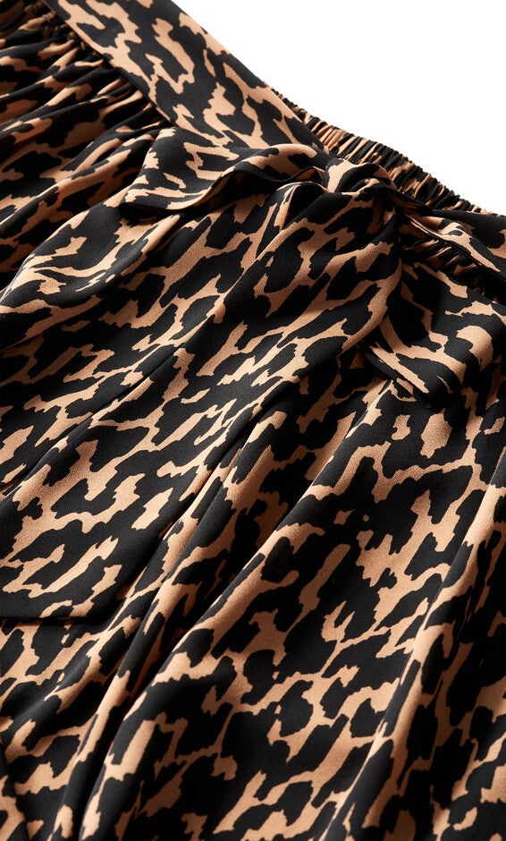 Illusion Pant - animal, BROWN, alternate image number null