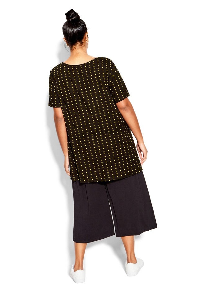 Jules Spliced Tunic, ANIMAL DOT, alternate image number null