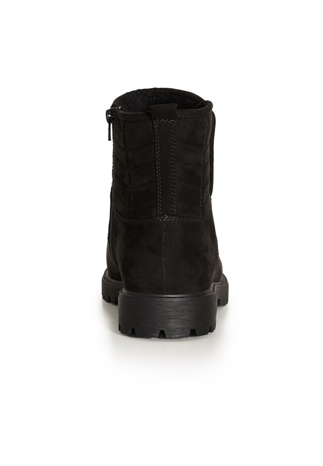Jackie Lace Up Ankle Boot, BLACK, alternate image number null