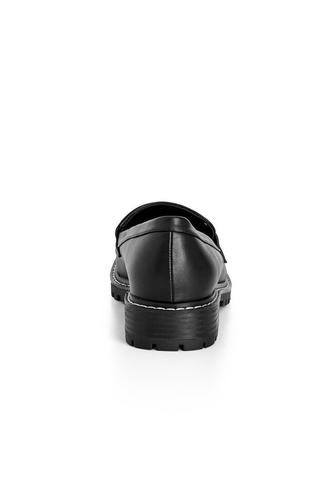 WIDE FIT Saber Chunky Loafer - black, BLACK, alternate image number null