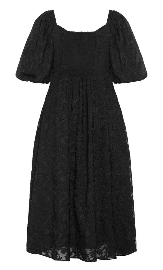 Inez Dress - black, BLACK, alternate image number null