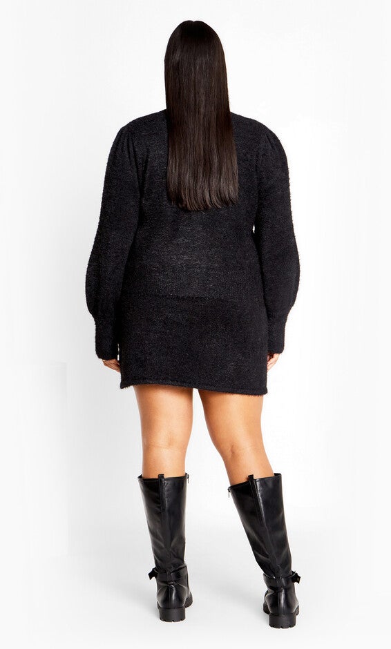 Fluffy Skirt - black, BLACK, alternate image number null