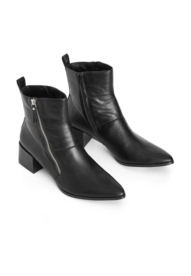 WIDE FIT Yasmin Ankle Boot - black, BLACK, alternate image number null