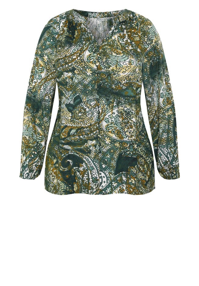 Lady Luxe Shirt, PAISLEY CHARM, alternate image number null