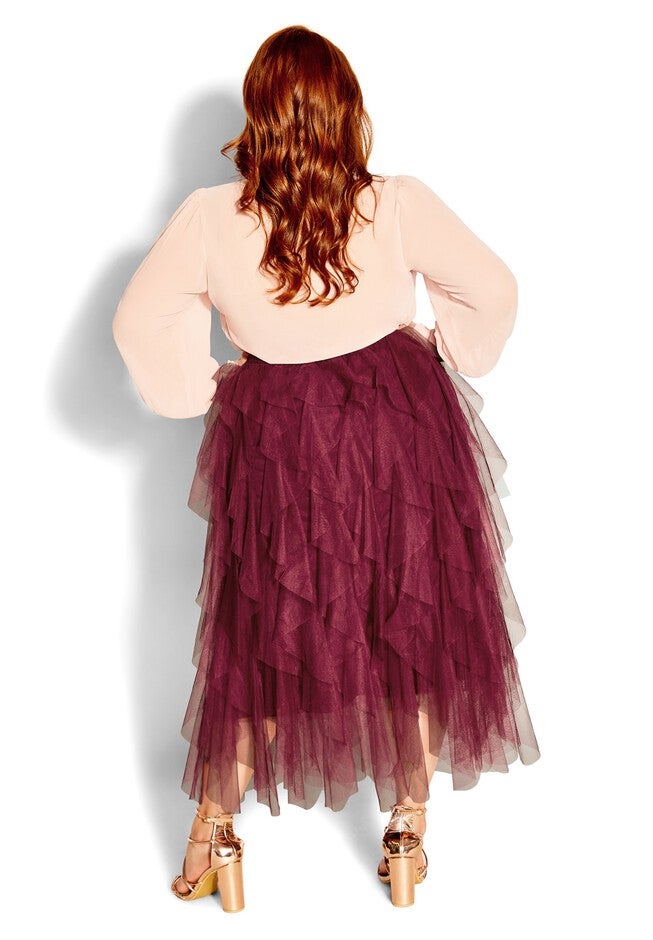 Wild Pixy Skirt - berry, RED, alternate image number 4