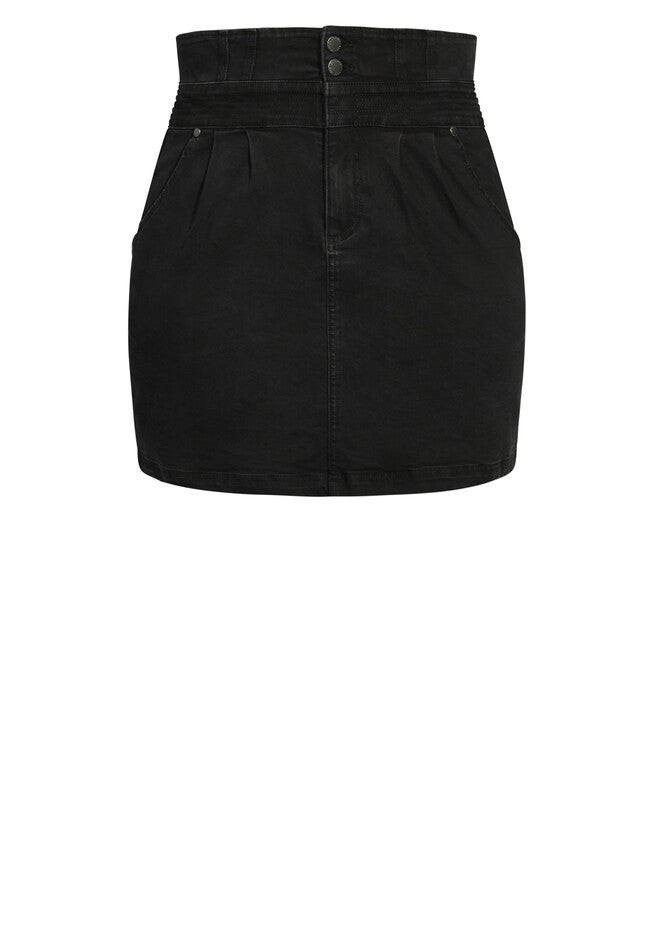 Denim Love Skirt - black, BLUE, alternate image number null