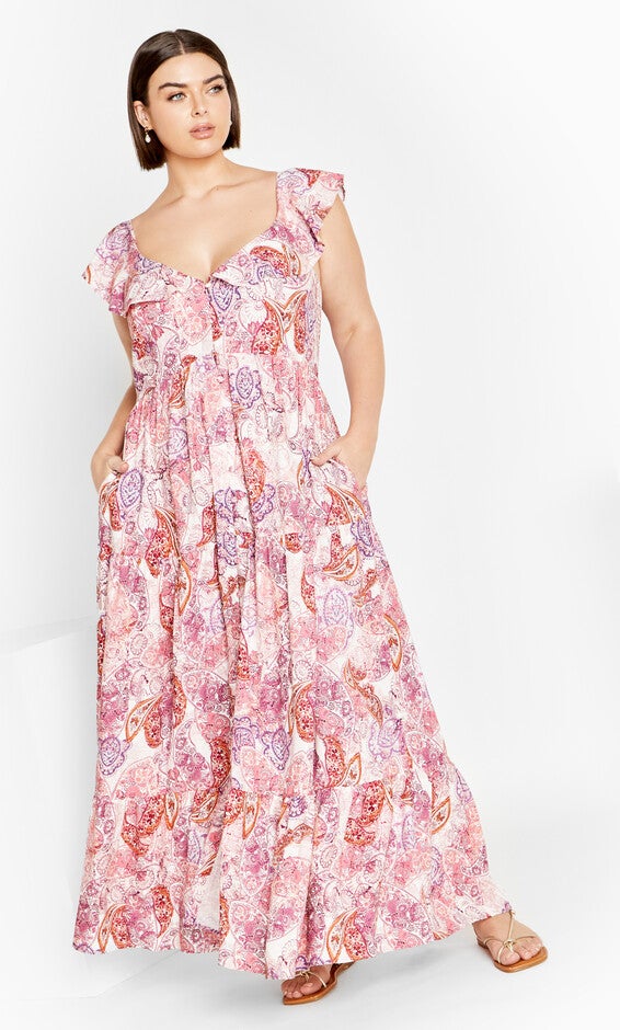 Blushing Beauty Maxi Dress - blush, BLUSH, alternate image number null