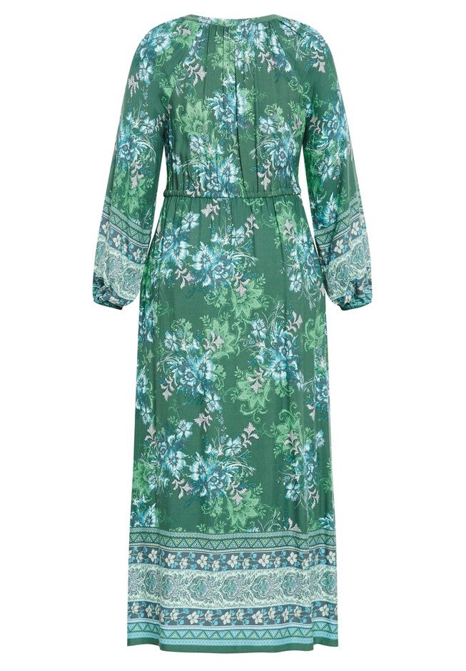 Keepsake Border Maxi Dress, FOLK BORDER, alternate image number 4