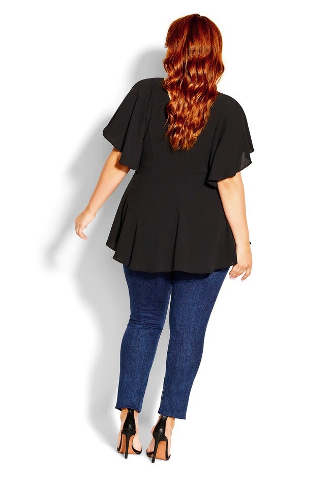 Romantic Mood Top - black, BLACK, alternate image number 2
