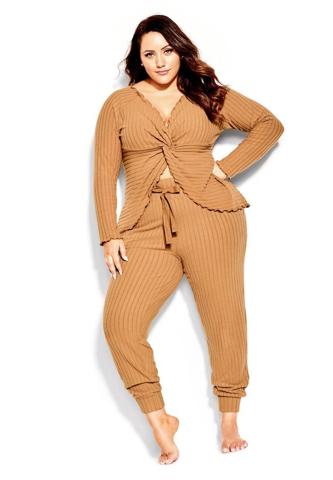 Ella Sleep Top - caramel, BROWN, hi-res image number null