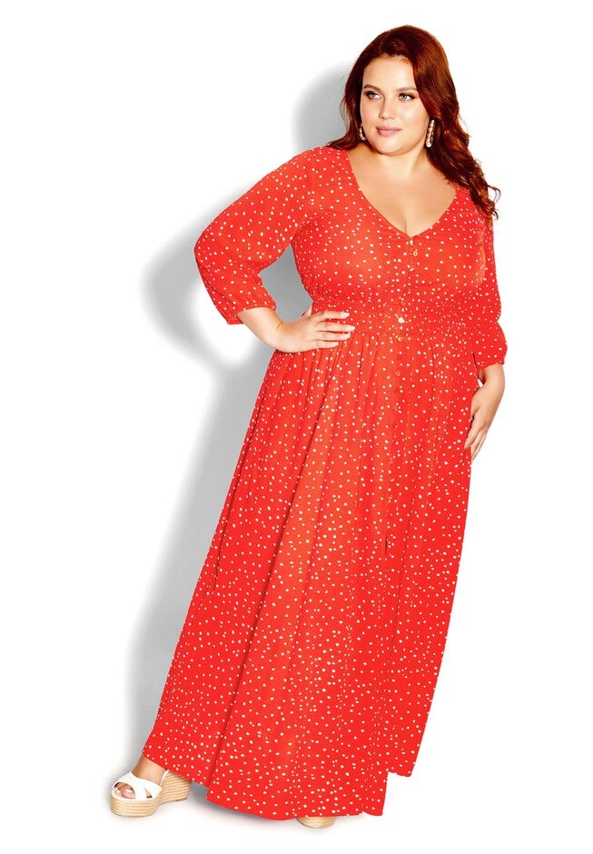 Olivia Maxi Dress - red, RED, alternate image number 2