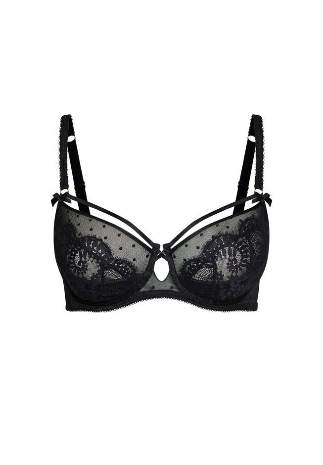 Clementine Underwire Bra - black, BLACK, alternate image number 2