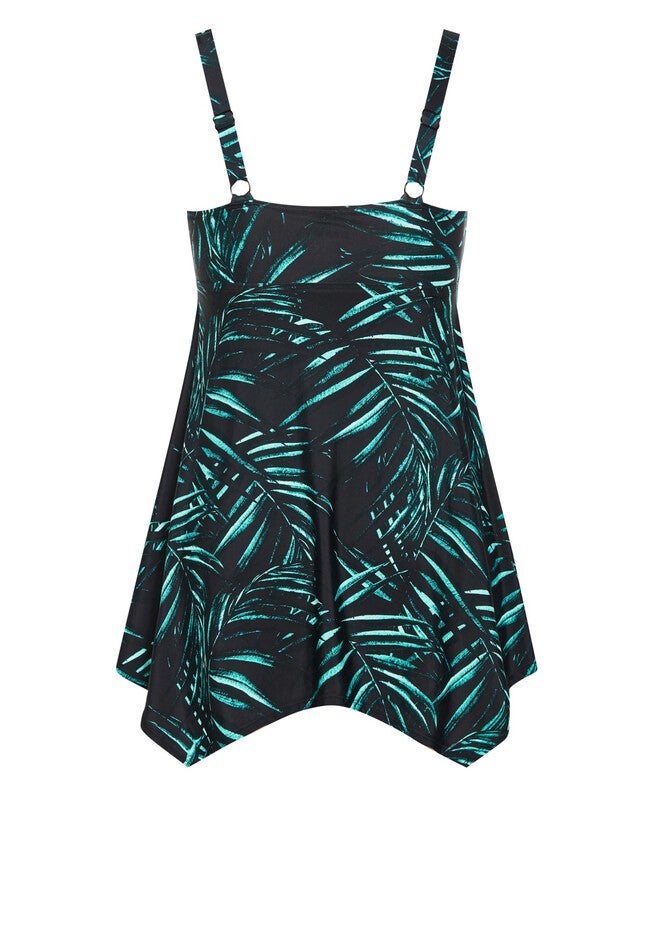 Icon Print Swimdress, AQUA TROPICS PRINT, alternate image number 3