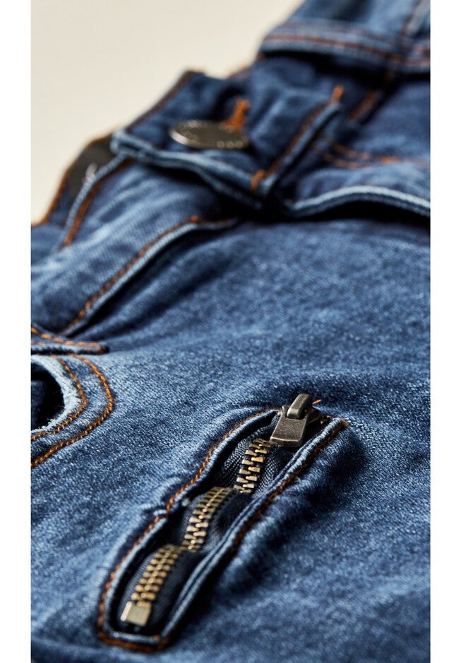 Asha Details Jean - mid denim, BLUE, alternate image number null