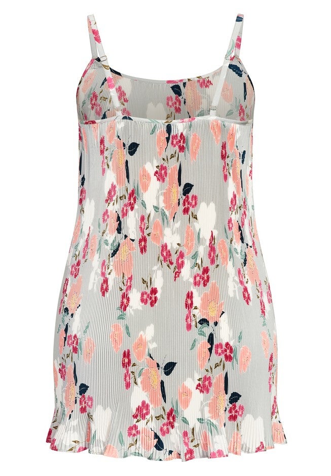 Zaneta Floral Chemise - green, BLUE, alternate image number null