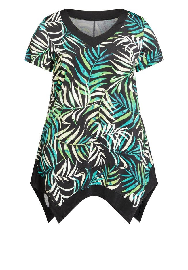 Colette Print Tunic, CITRUS TROPIC, alternate image number null