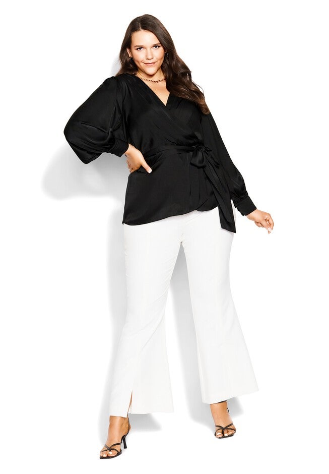 Opulent Hi Lo Top - black, BLACK, on-hover image number null