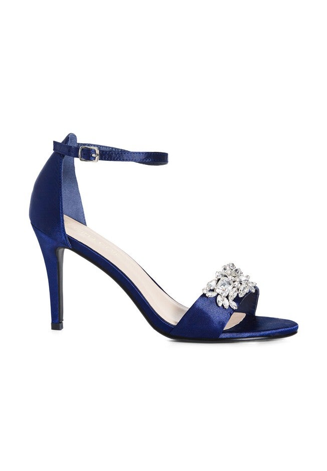 WIDE FIT Totally Glam Heel - navy, BLUE, on-hover image number 1