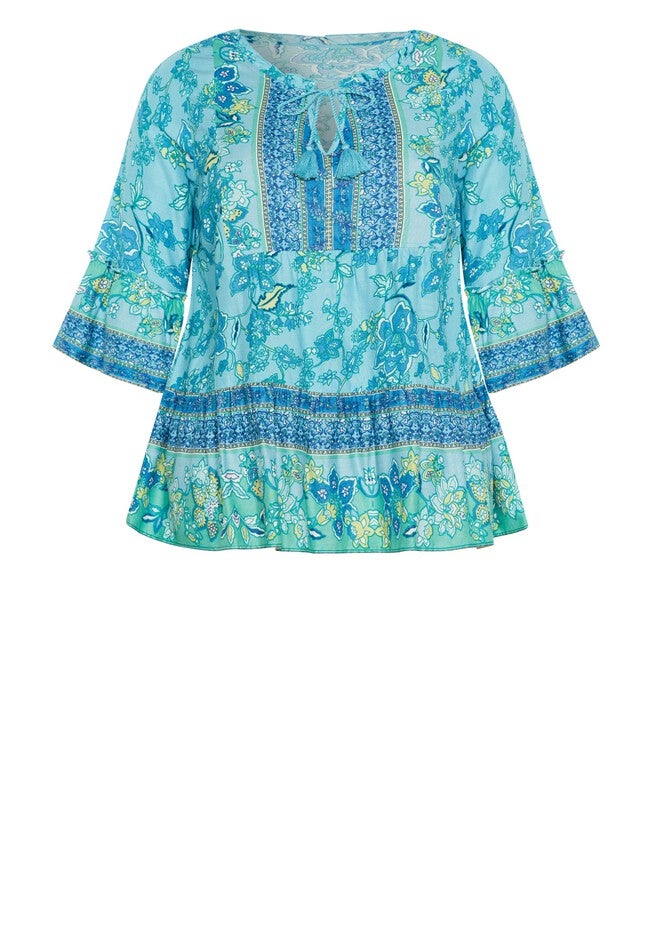 Sea Change Top, AQUA SEA CHANGE, alternate image number null
