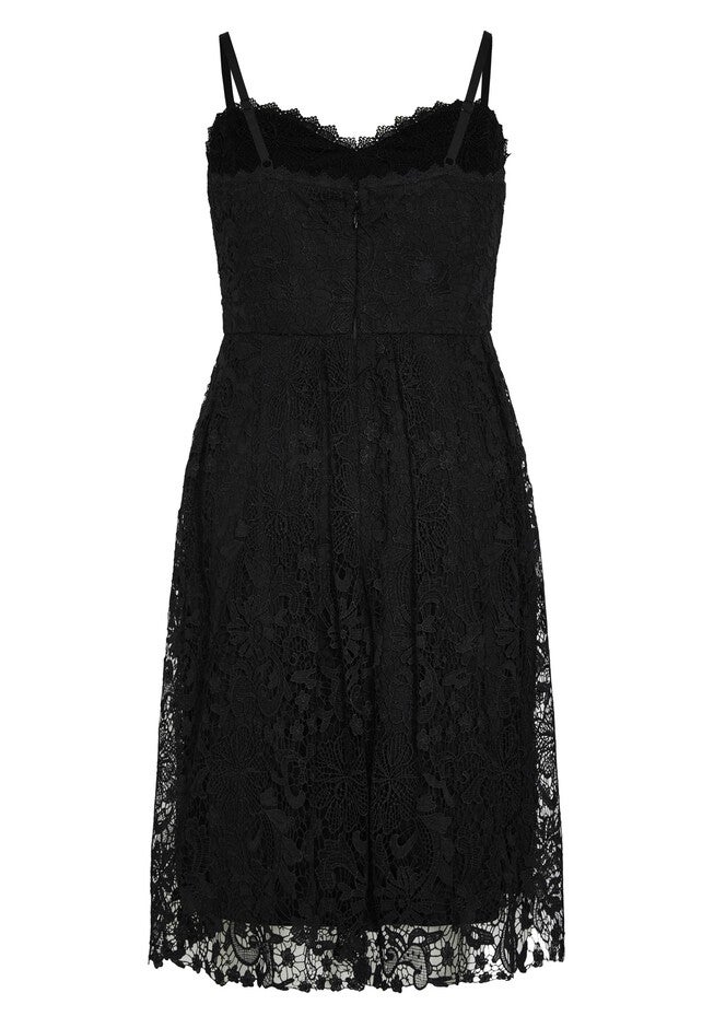Scarlet Lace Dress - black, BLACK, alternate image number null