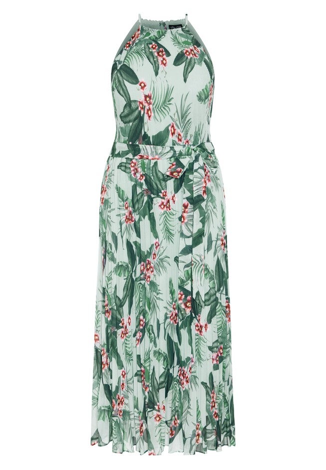 Rebecca Print Maxi Dress - seafoam, GREEN, alternate image number null