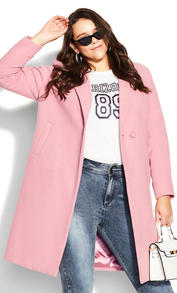 Effortless Chic Coat - blush, PINK, alternate image number null