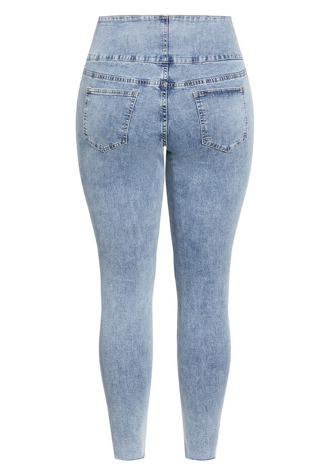 Felicity Corset Jean - blue, BLUE, alternate image number null