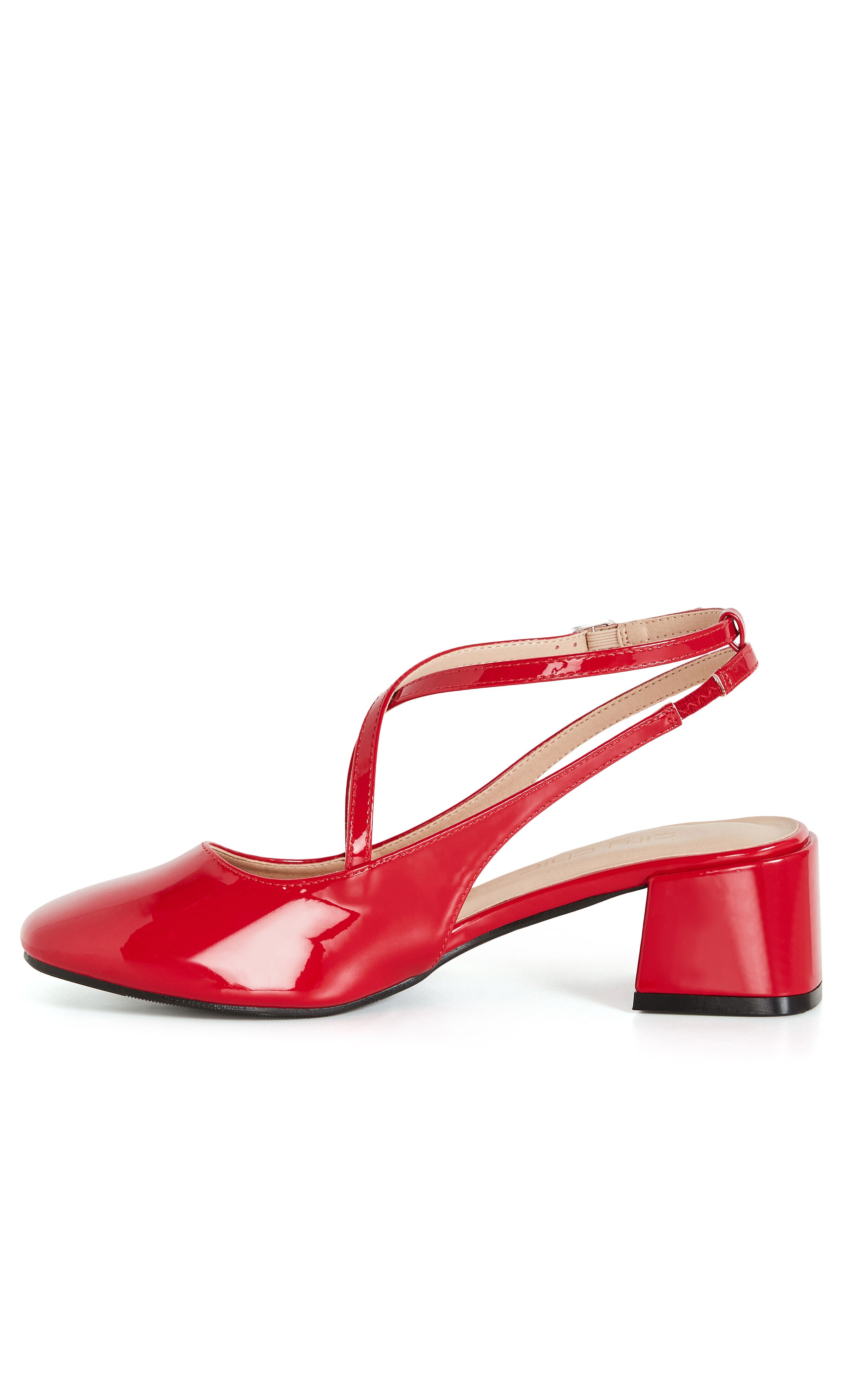 WIDE FIT Luna Heel - cherry red, RED, alternate image number 3