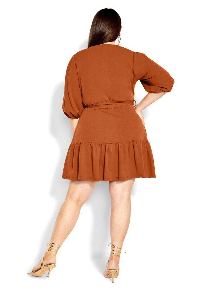 Love Me Knot Dress - ginger, ORANGE, alternate image number 4