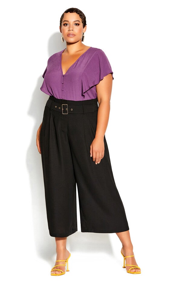 Easy Crop Pant - black, BLACK, alternate image number null