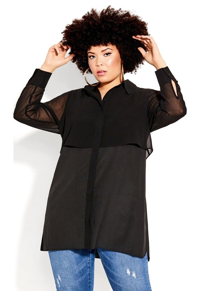 Fly Away Shirt - black, BLACK, alternate image number 2