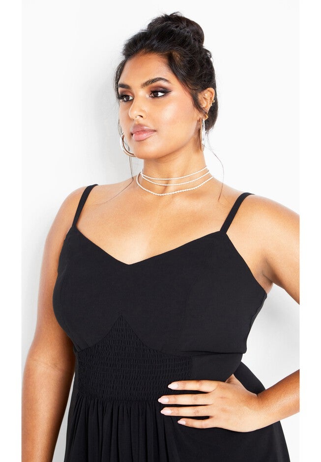 Maxine Maxi Dress - black, BLACK, alternate image number null