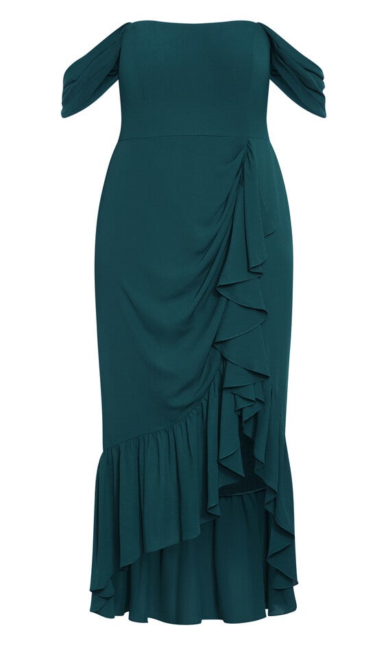 Rosabella Maxi Dress - emerald, GREEN, alternate image number 4
