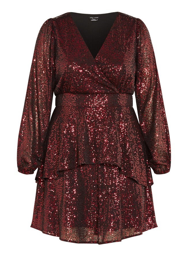 Jocelyn Dress - claret, RED, alternate image number null
