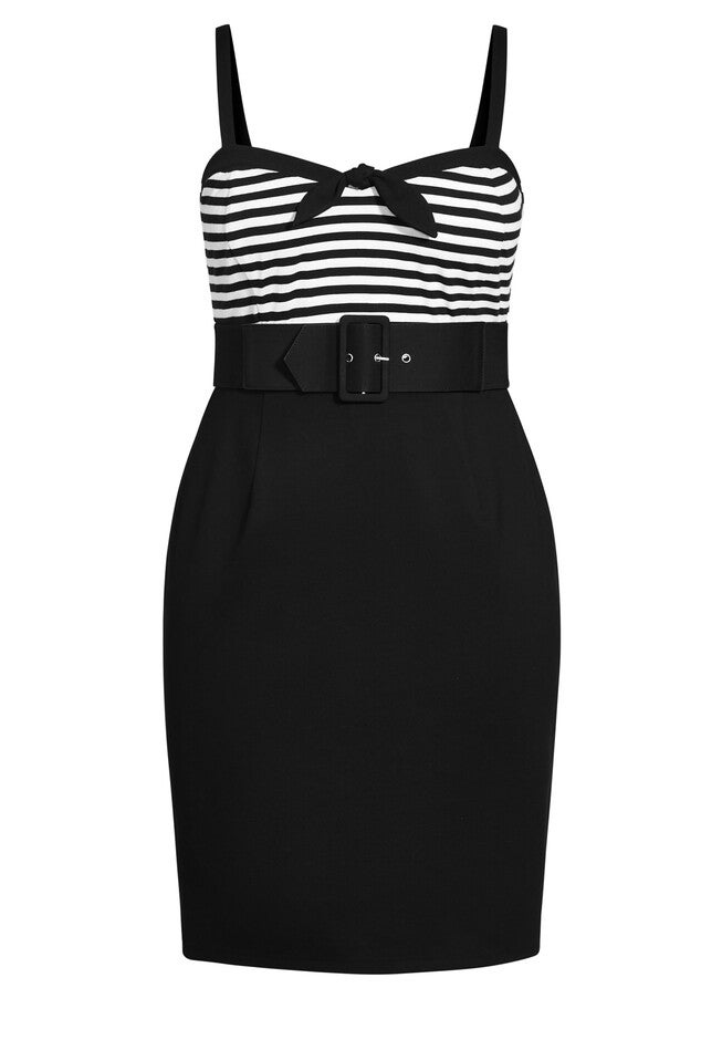 Hello Sailor Dress - black, BLACK, alternate image number 3