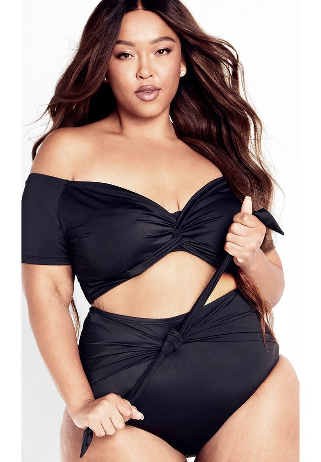 Sicilia Underwire Bikini Top - black, BLACK, hi-res image number null