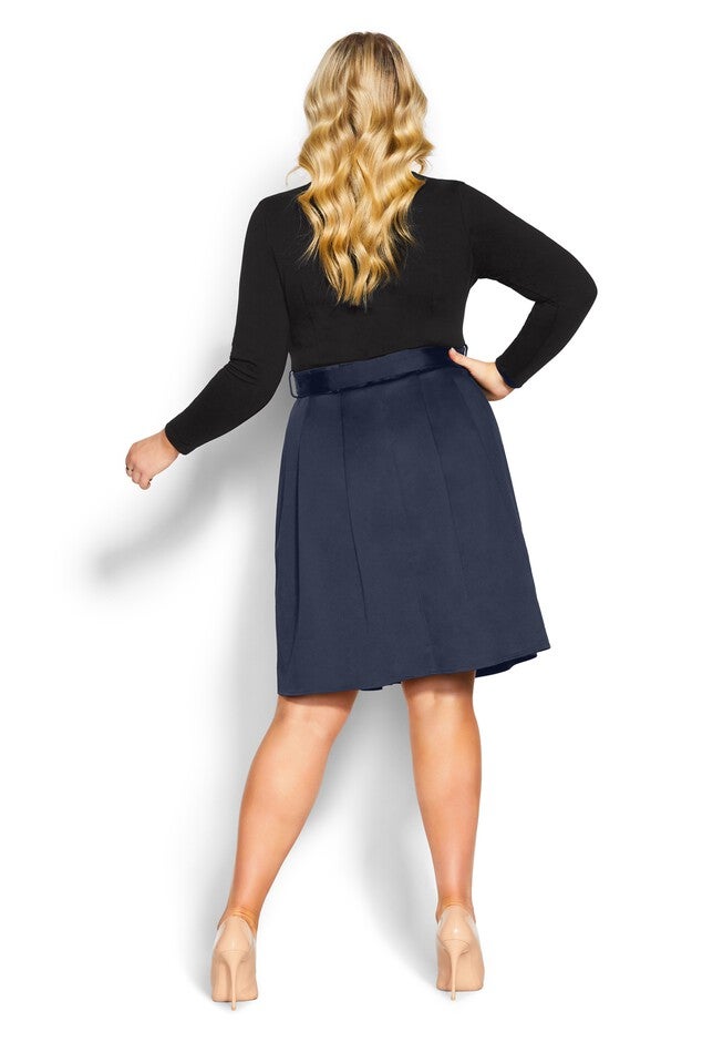 Uptown Girl Dress - navy, BLUE, alternate image number 6