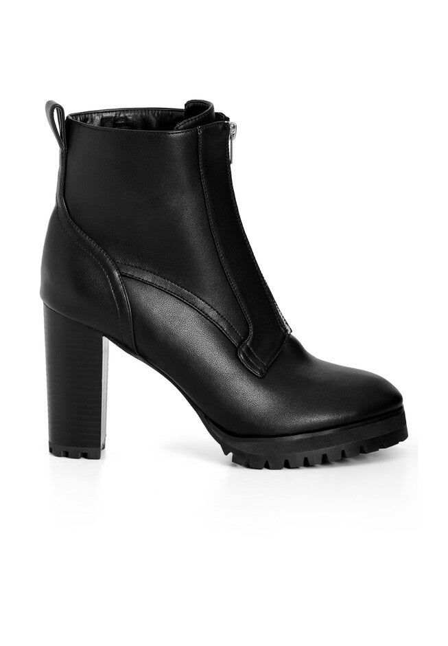 WIDE FIT Fern Ankle Boot - black, BLACK, on-hover image number null