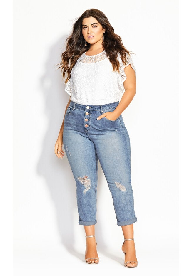 Harley Hi Rise Skinny Jean - denim, BLUE, hi-res image number 0