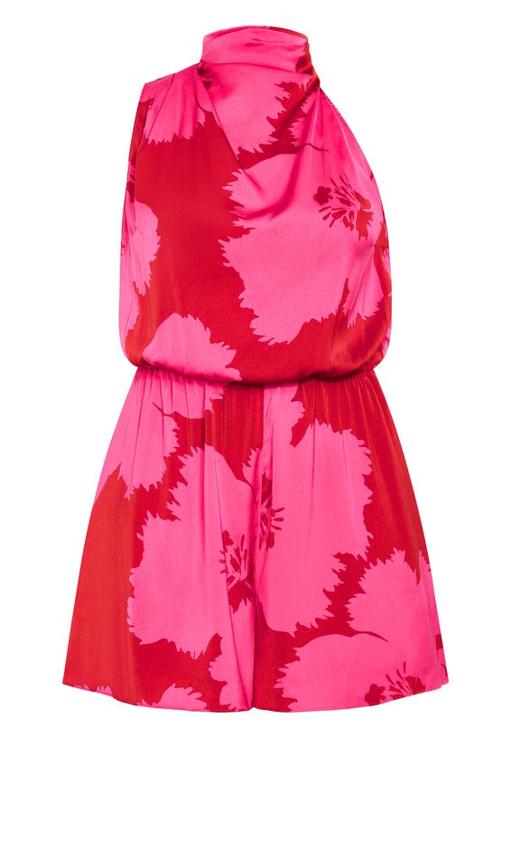 Kiana Print Playsuit - pink, SUMMER, alternate image number null