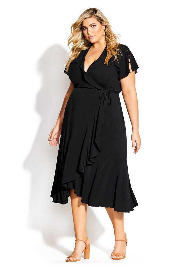 Fiesta Fun Maxi Dress - black, BLACK, hi-res image number 0