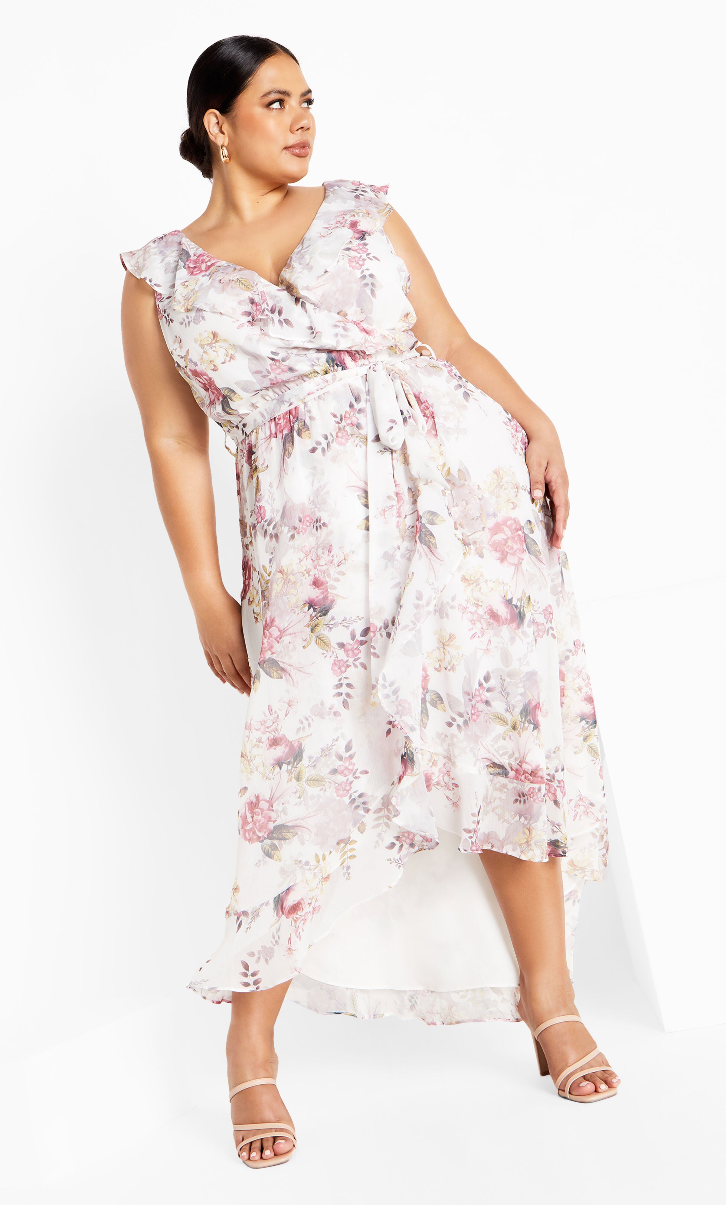 Ella Jane Maxi Dress - white, PASTEL, hi-res image number 0
