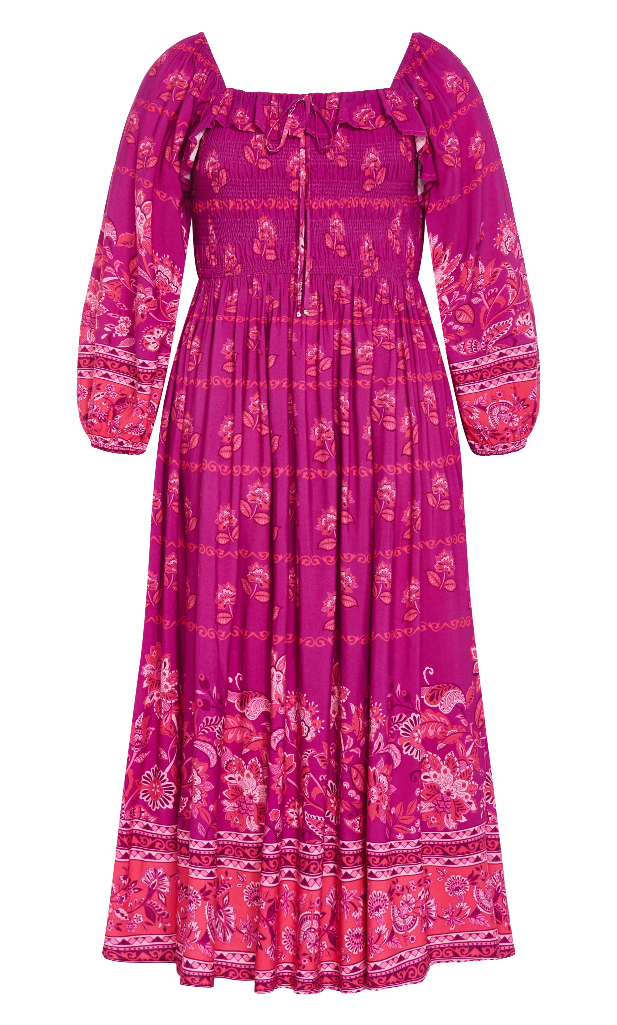 Estelle Maxi Dress - magenta, PURPLE, alternate image number 4