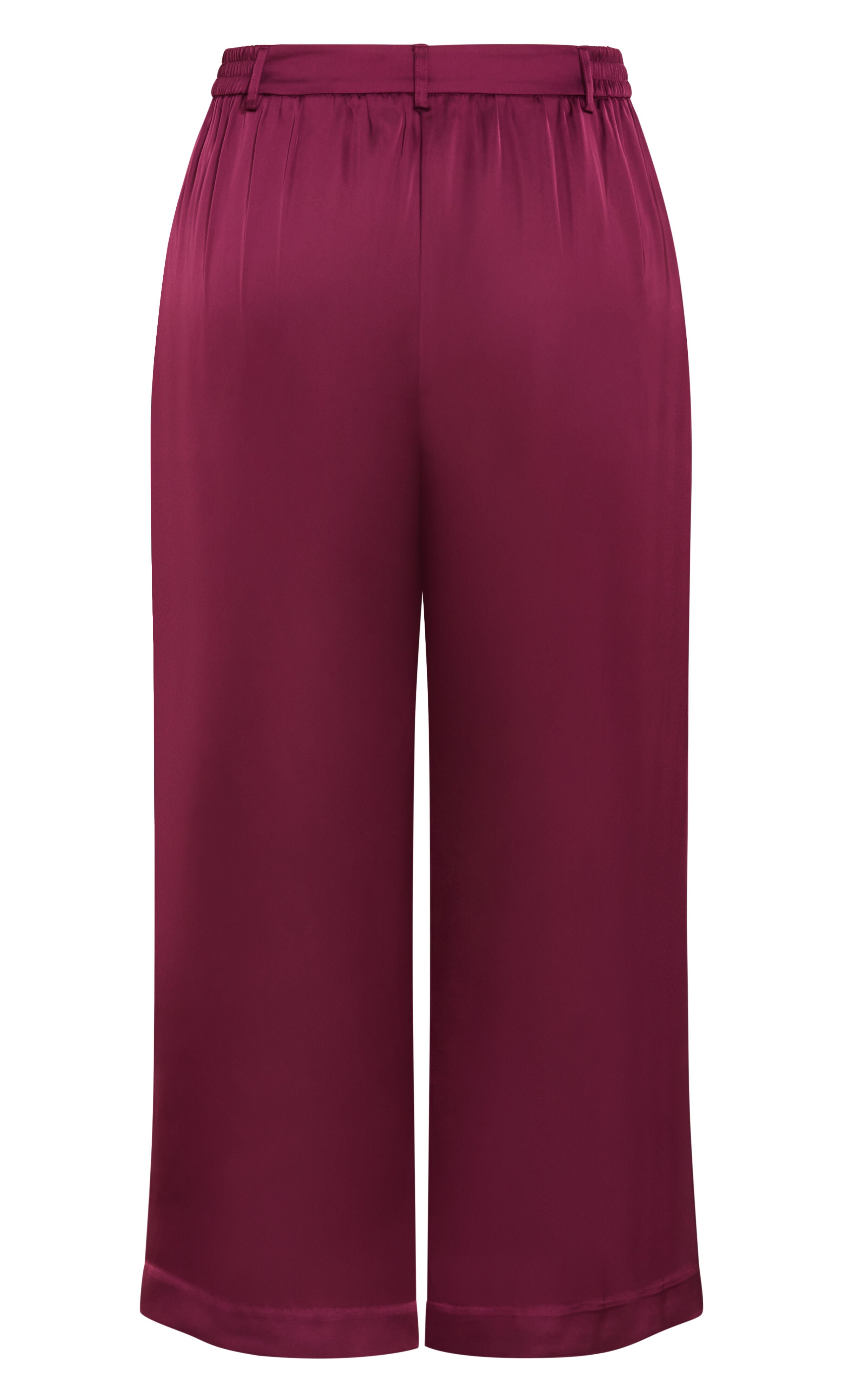 Rylie Satin Palazzo Pant, RED, alternate image number 4